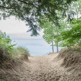 Hiking at Saugatuck Dunes State Park