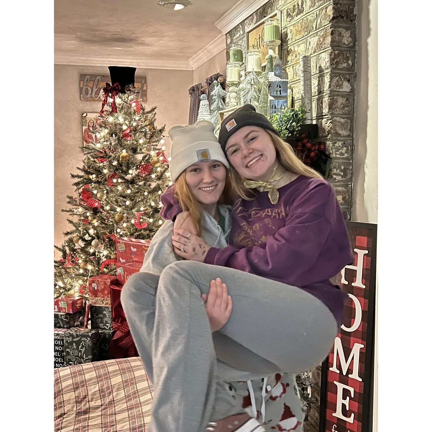 We took this around Christmas time where she put a bow on me and called me her "present", lol
