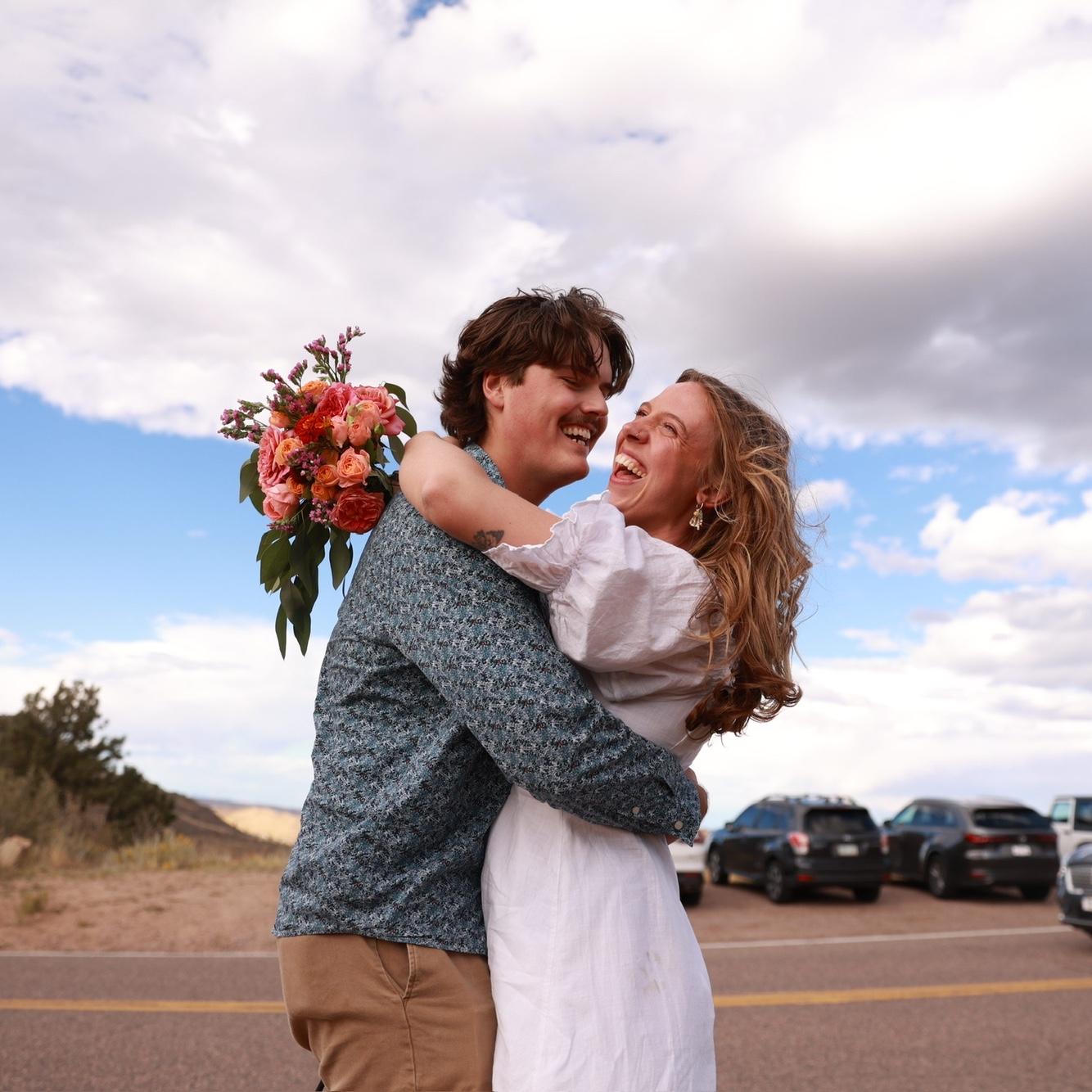 The best photo from the engagement shoot. Should be a movie poster