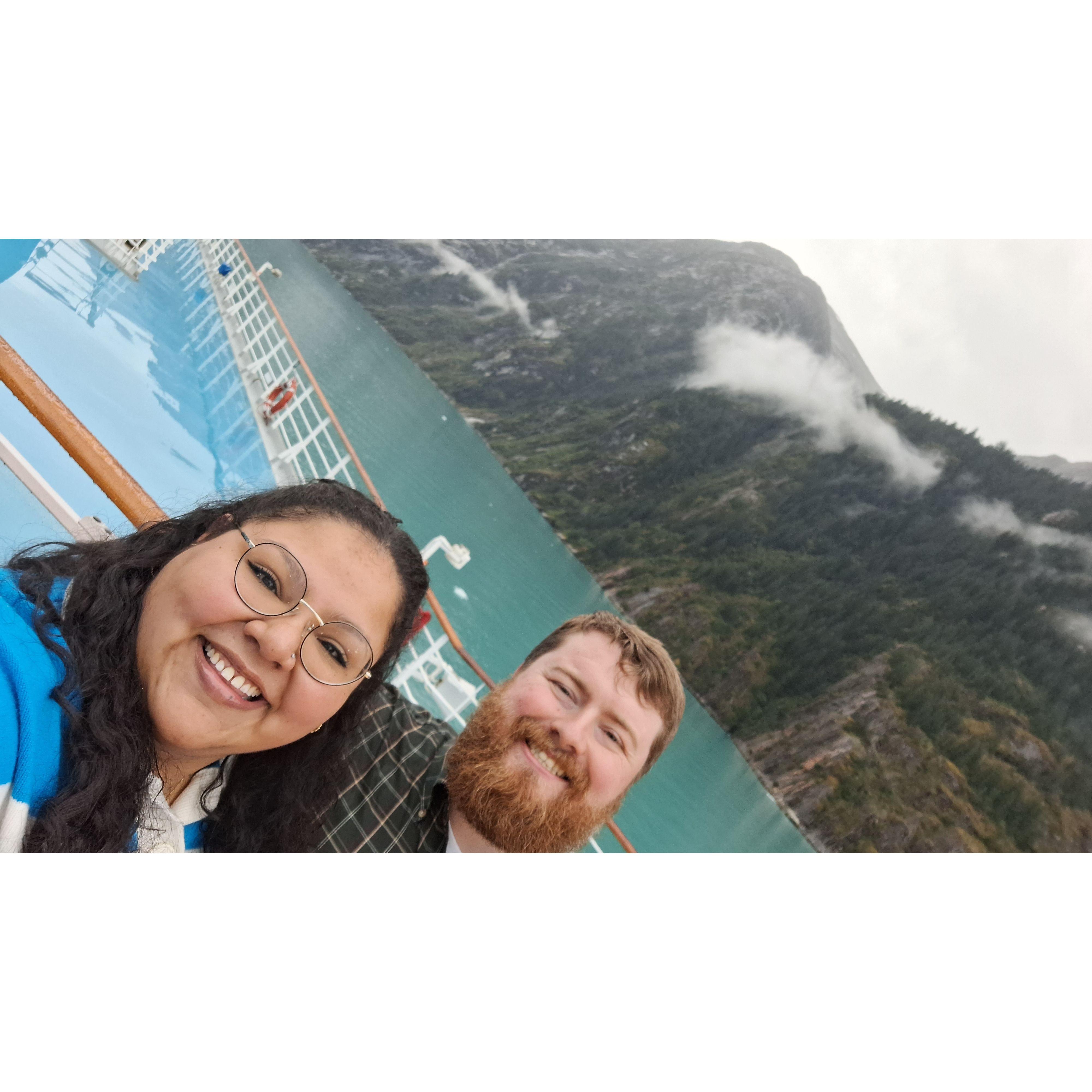 Our Alaskan cruise where we saw the Northern Lights!