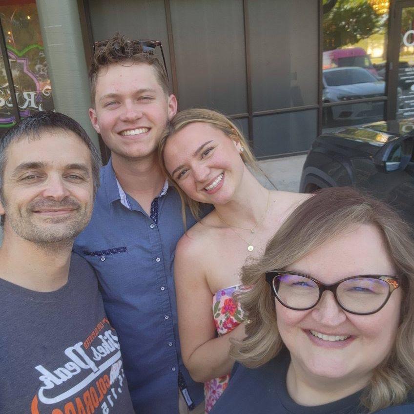 Maylee’s chosen parents, Kevin and Kristi!