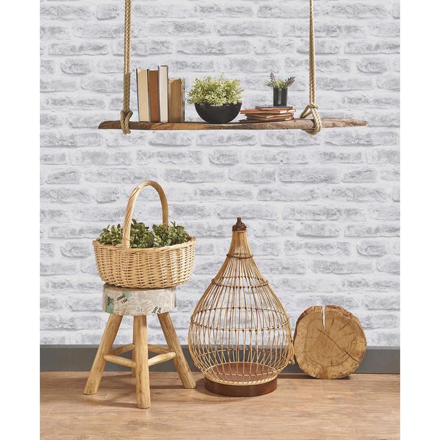 Graham & Brown Brick White Wallpaper