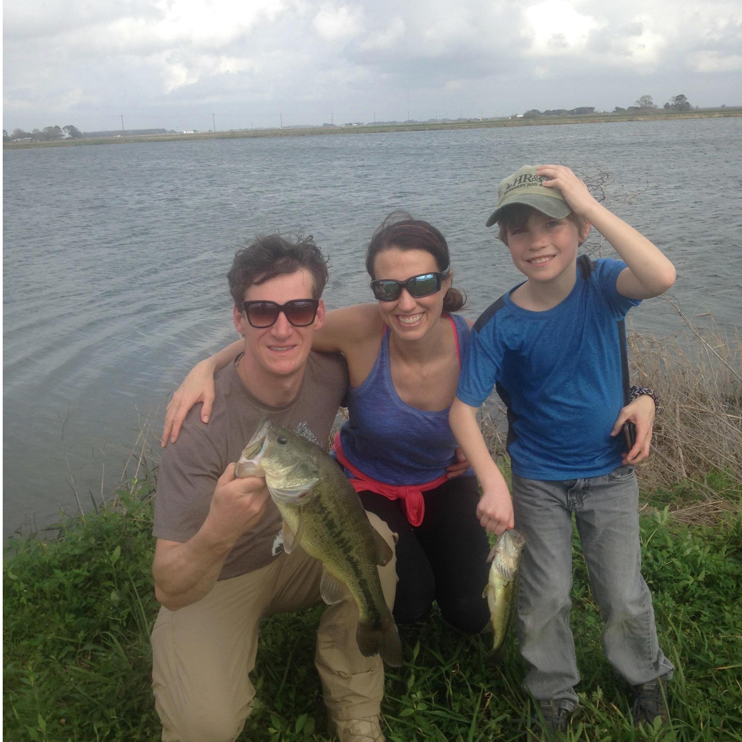 Our first fishing adventure as a family!
