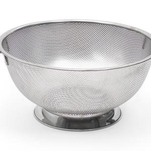 RSVP PUNCH-5 Endurance Precision Pierced 18/8 Stainless Steel Colander, 5 Quart
