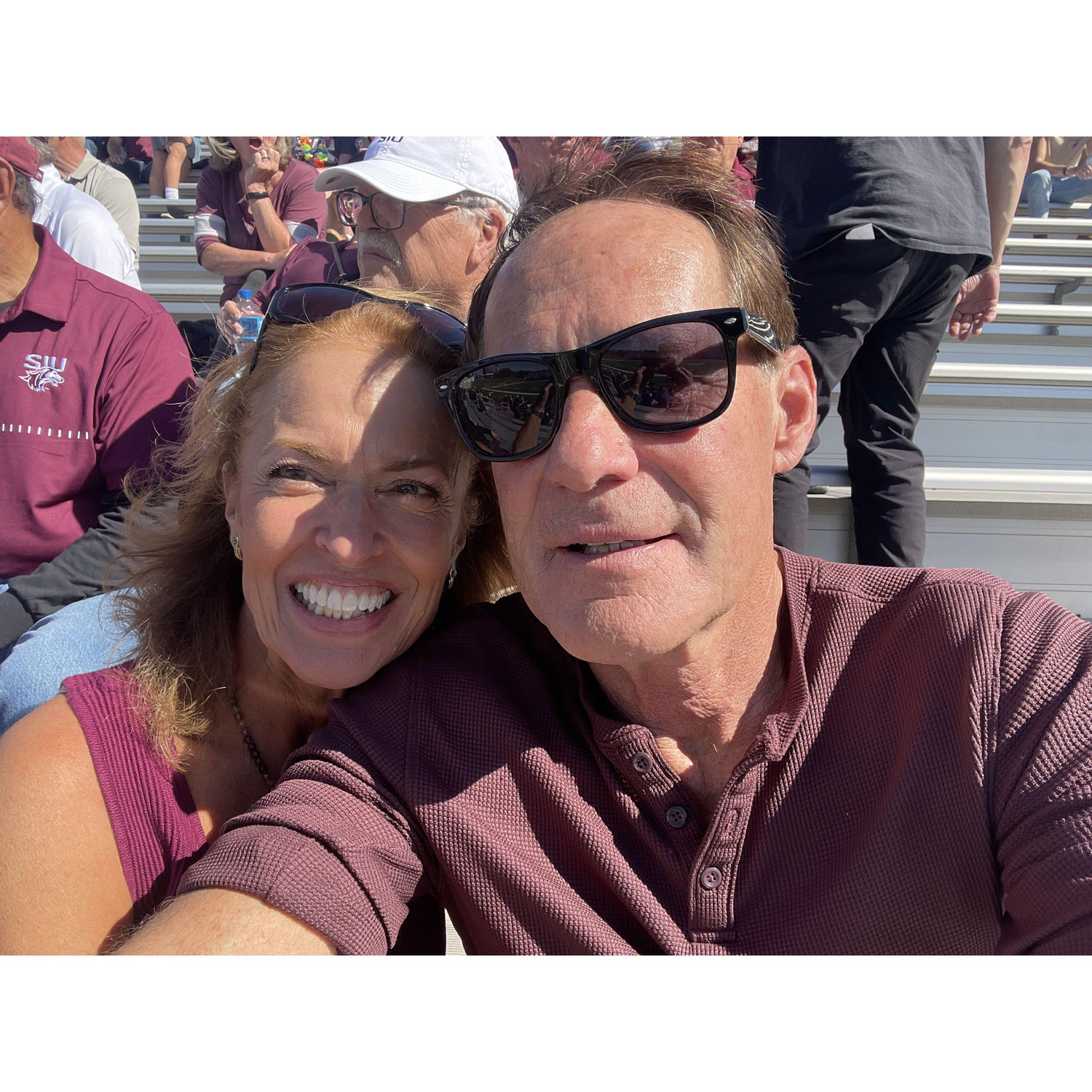 Back at SIU where we met 49 years ago!