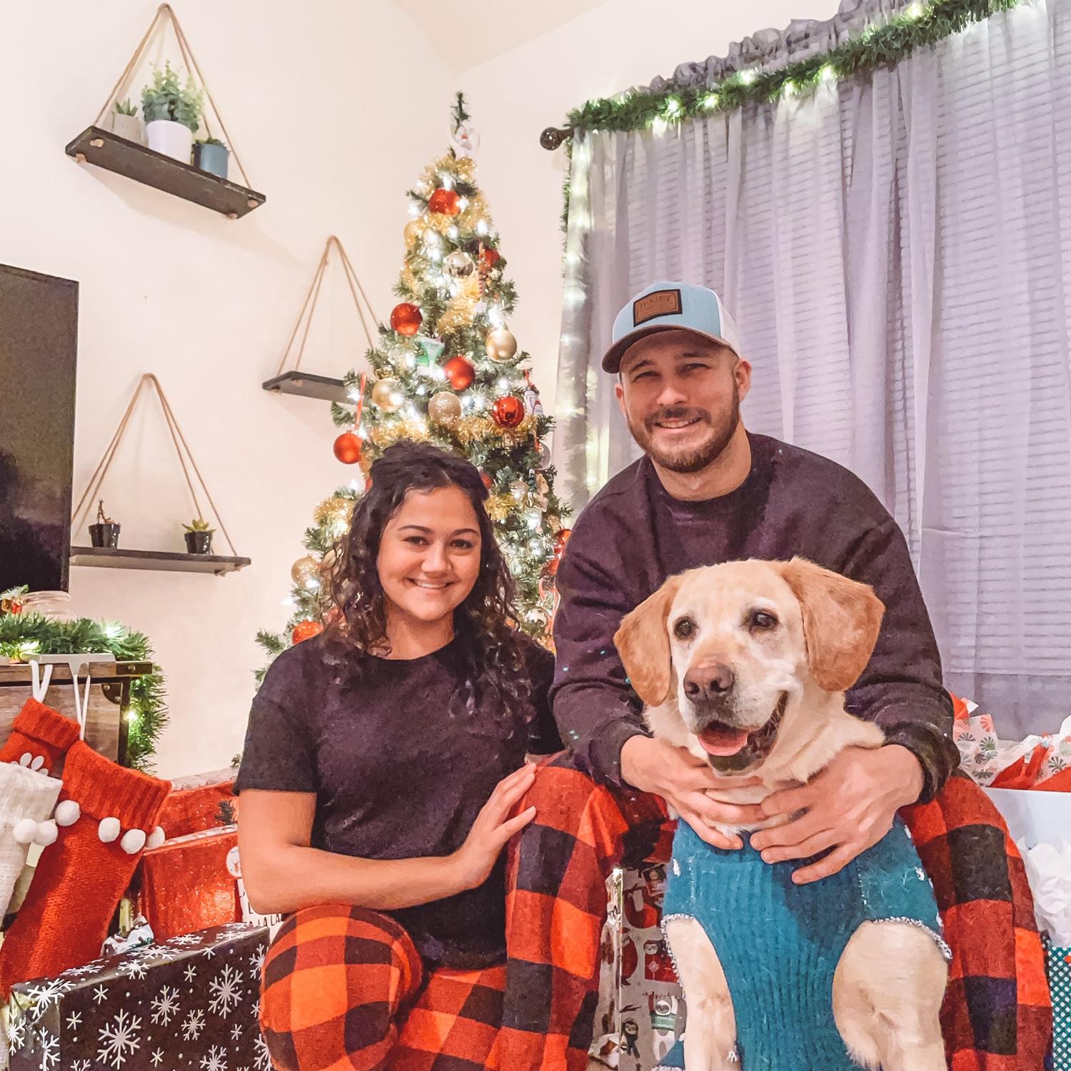 Our first Christmas together in Rose’s apartment in Norwalk. December 2020