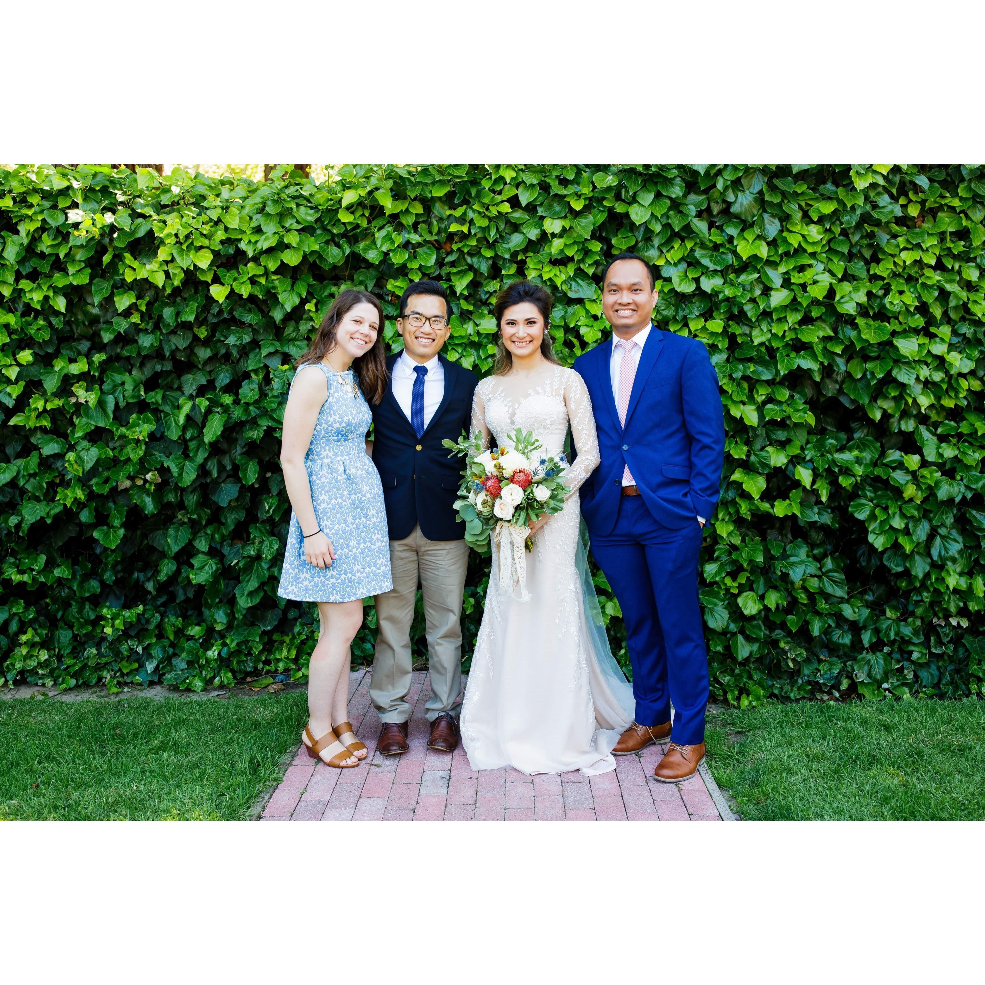 Tina's wedding. First one to go of the infamous trio.