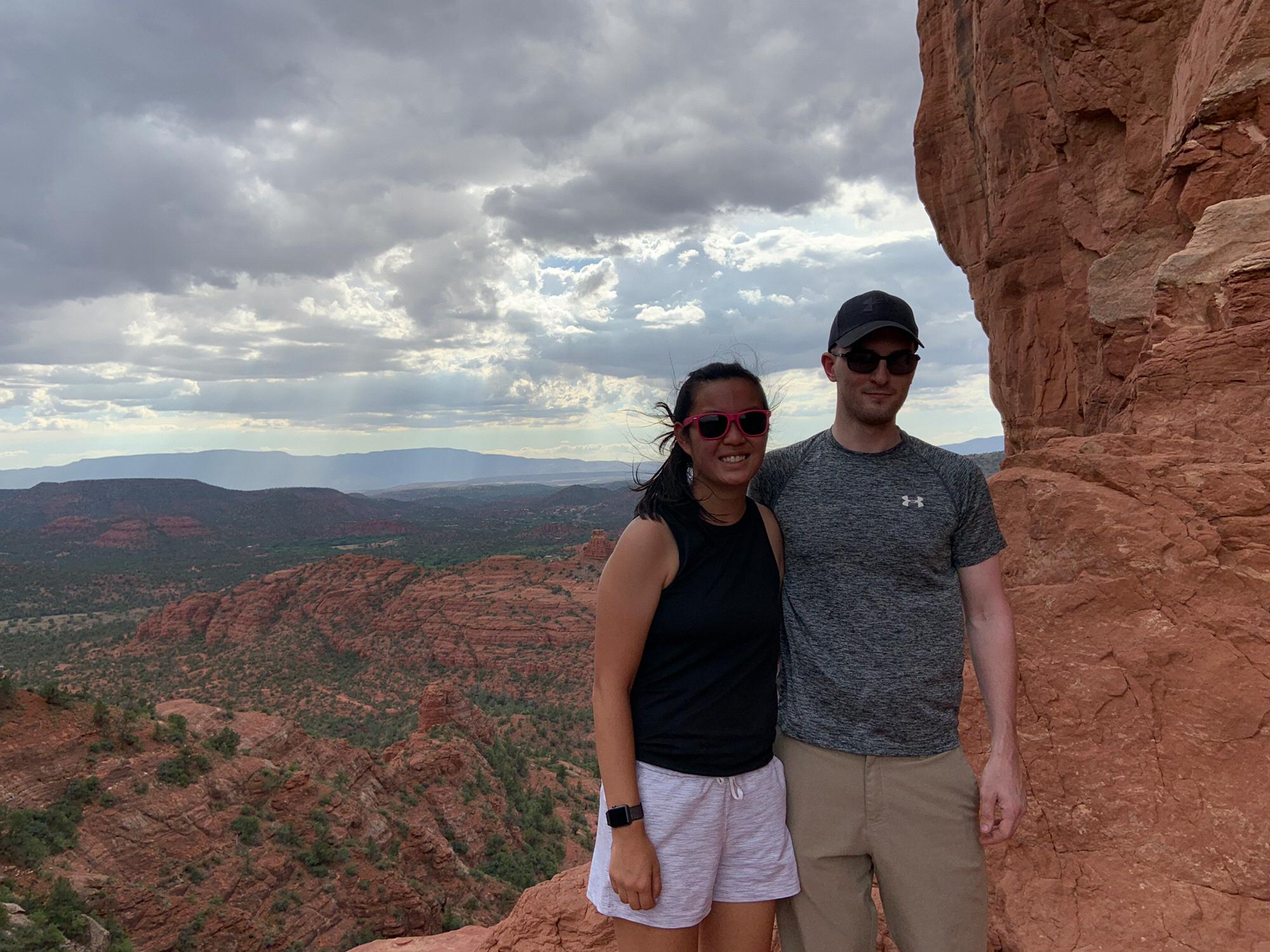 Natalie and Tevin in Sedona, AZ.