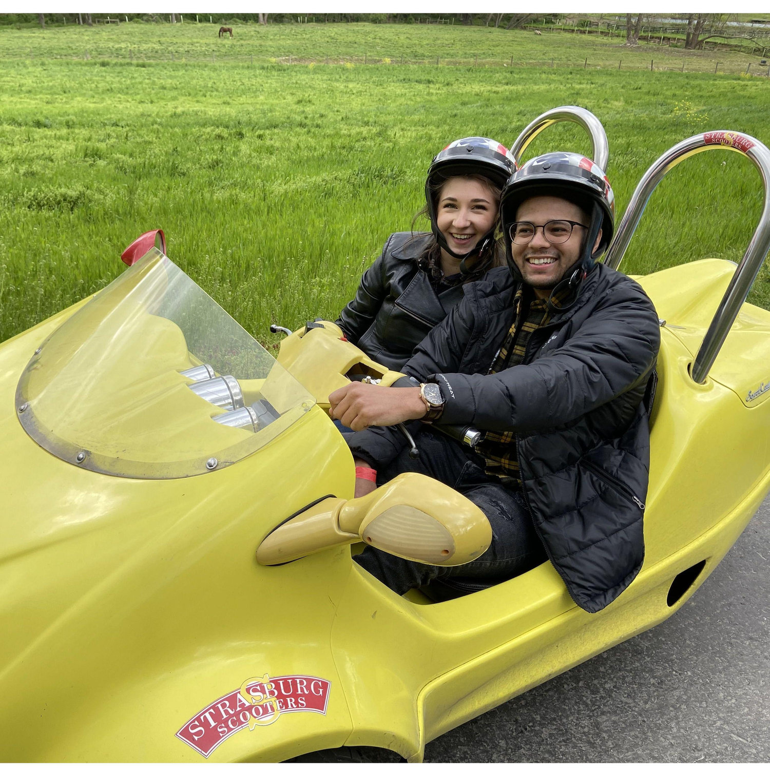 The time Juan was forced to drive Val around because she crashed her scooter