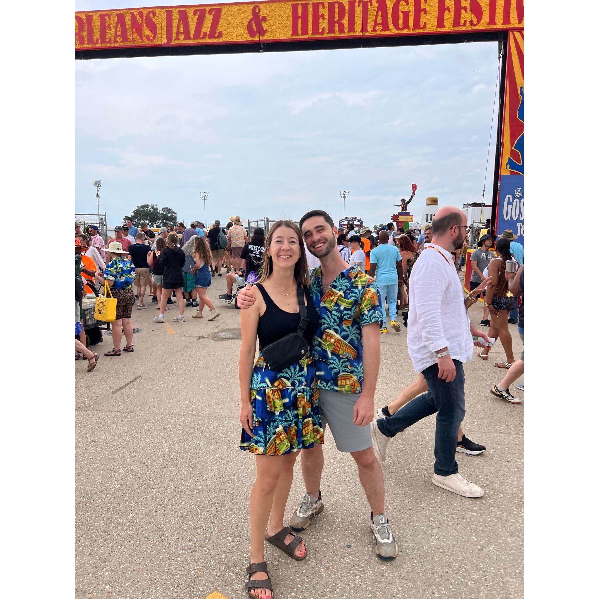 What's Jazz Fest without matching outfits?