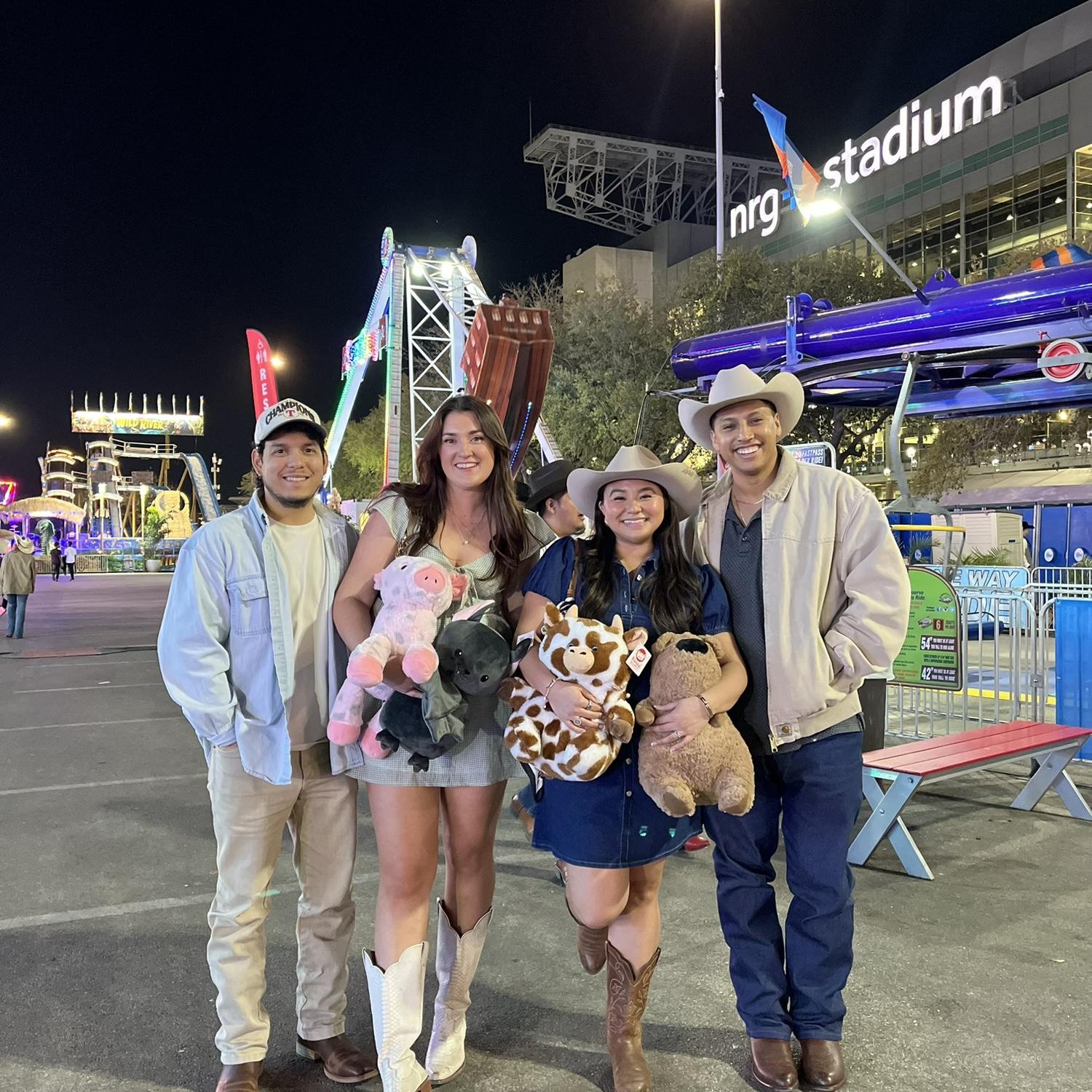 Houston Rodeo with Andrew & Michelle- Bridesmaid & Groomsmen :)
