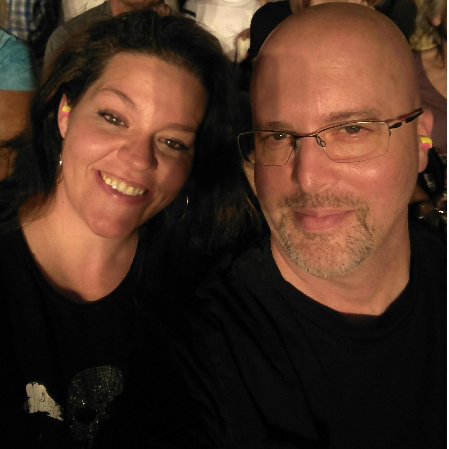 At the ZZTop concert at the Colorado State Fair in 2017.