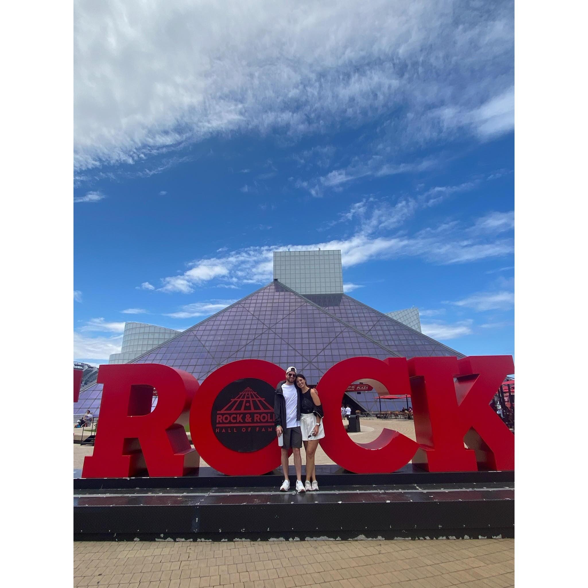 Marc's first trip to Cleveland visiting the Rock and Roll Hall of Fame
