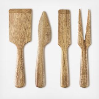 Country Home Assorted Cheese Knives, Set of 4