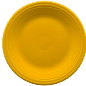 Classic Rim 10 1/2 Inch Dinner Plate - Daffodil