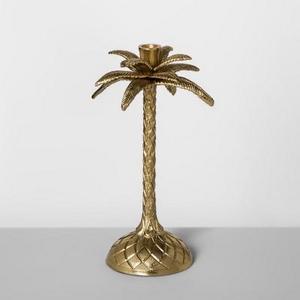 Palm Taper Candle Holder Large - Gold - Opalhouse™