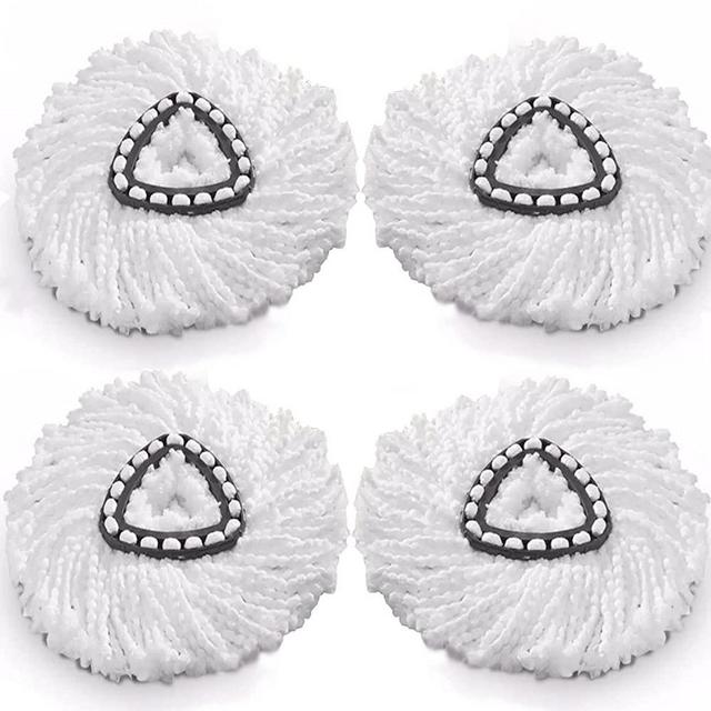 4 Pack Mop Replacement Head,Microfiber Mop Refills,Mop Replacement Heads for Spin Mop,Easy Cleaning Mop Head