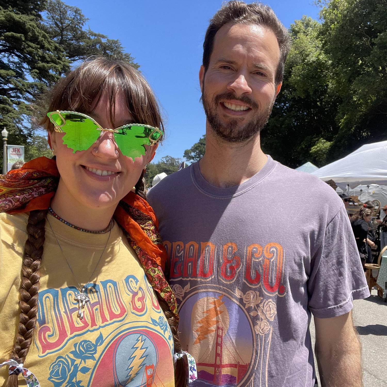Grateful Dead 60 in Golden Gate Park. The best three days of music we could ever experience RIP Bobby, We love you and someday we will meet you in the music