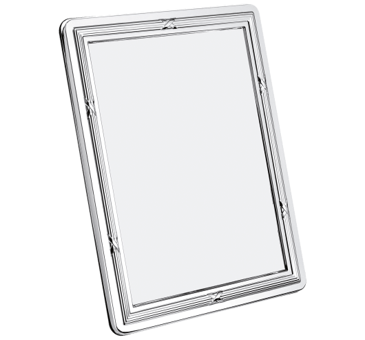 Christofle Rubans Silver-Plated 5,1x7,1" Picture Frame