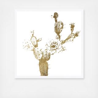 Cactus Gold I Framed Art