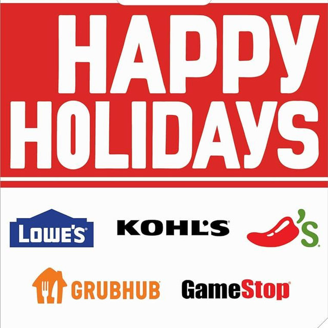 Happy Holidays Gift Card $50