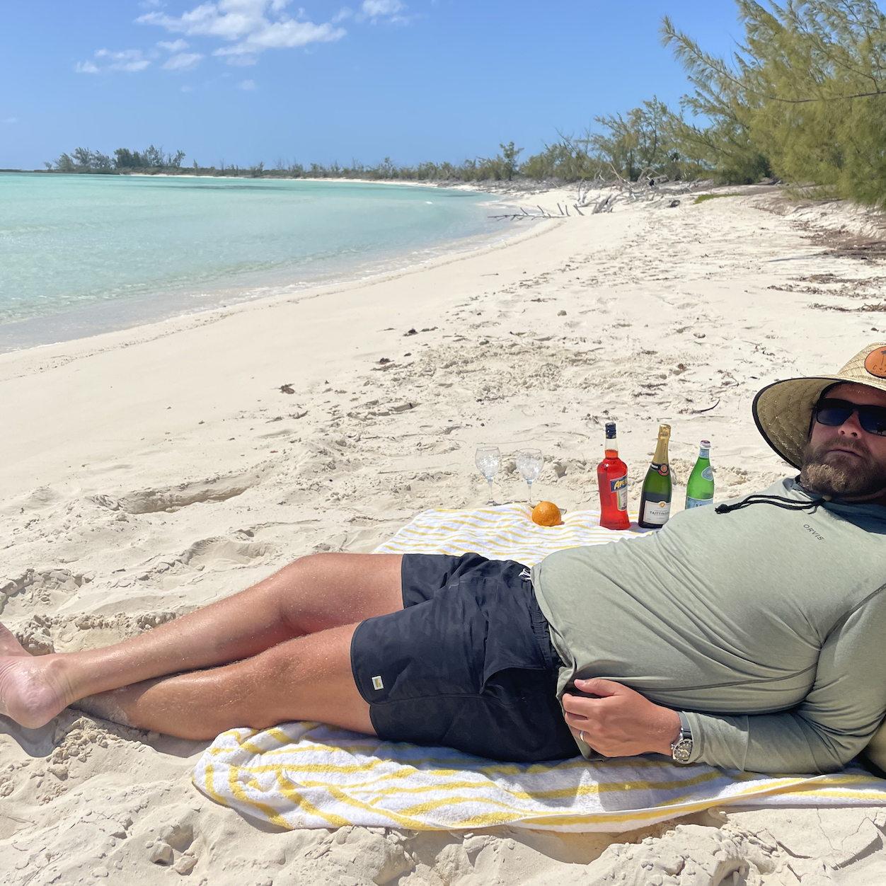 Honeymoon hanging! Chip hasn't taken off his hat yet...