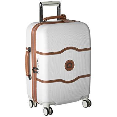 DELSEY Paris Chatelet Hard+ Hardside Carry-on Spinner Suitcase, Champagne White, 21-Inch