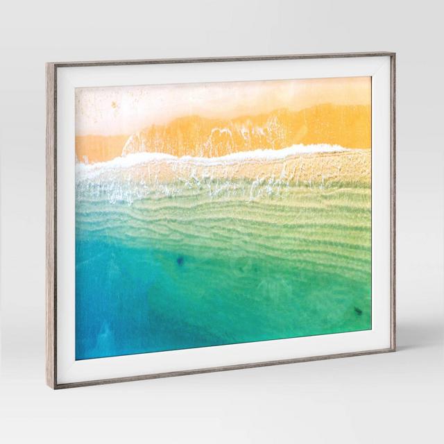 8" x 10" Slanted Step Picture Frame Gray/White - Room Essentials™
