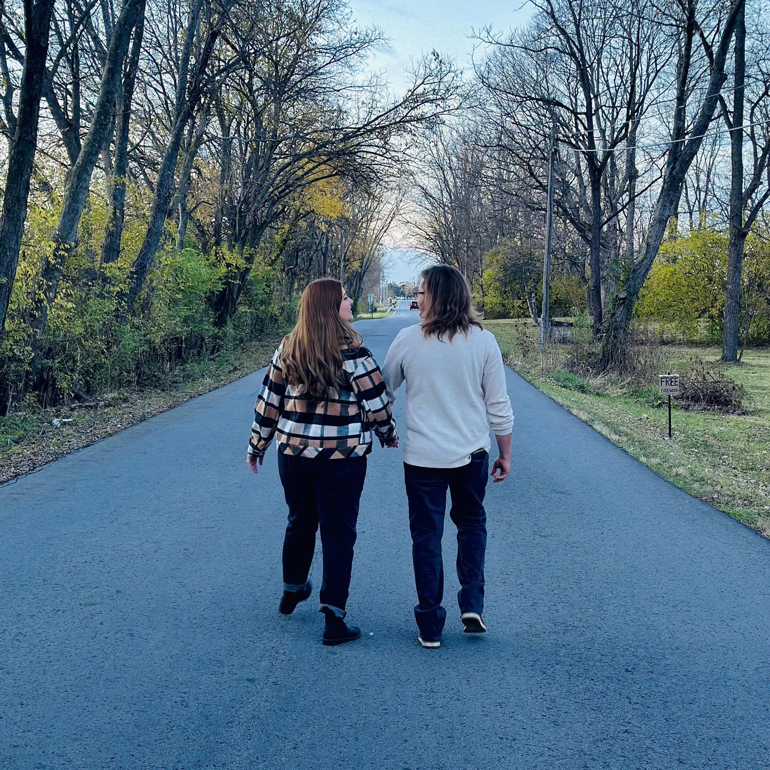 An engagement photo!