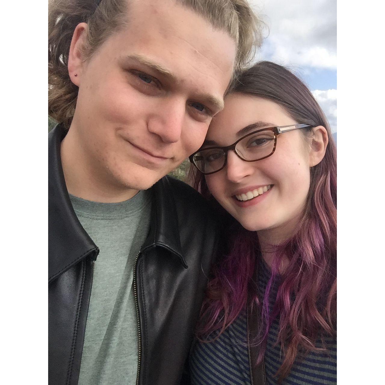 On a windy mountain in Colorado we first said, "You know... I think I'd like to marry you one day."