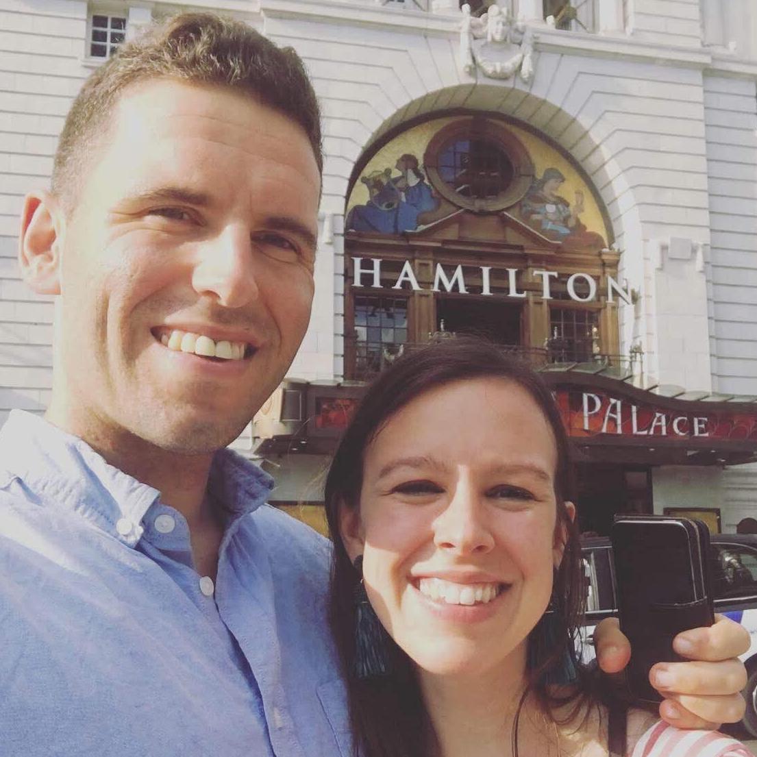 Hamilton in London, 2 days before we moved to Romania! 2019