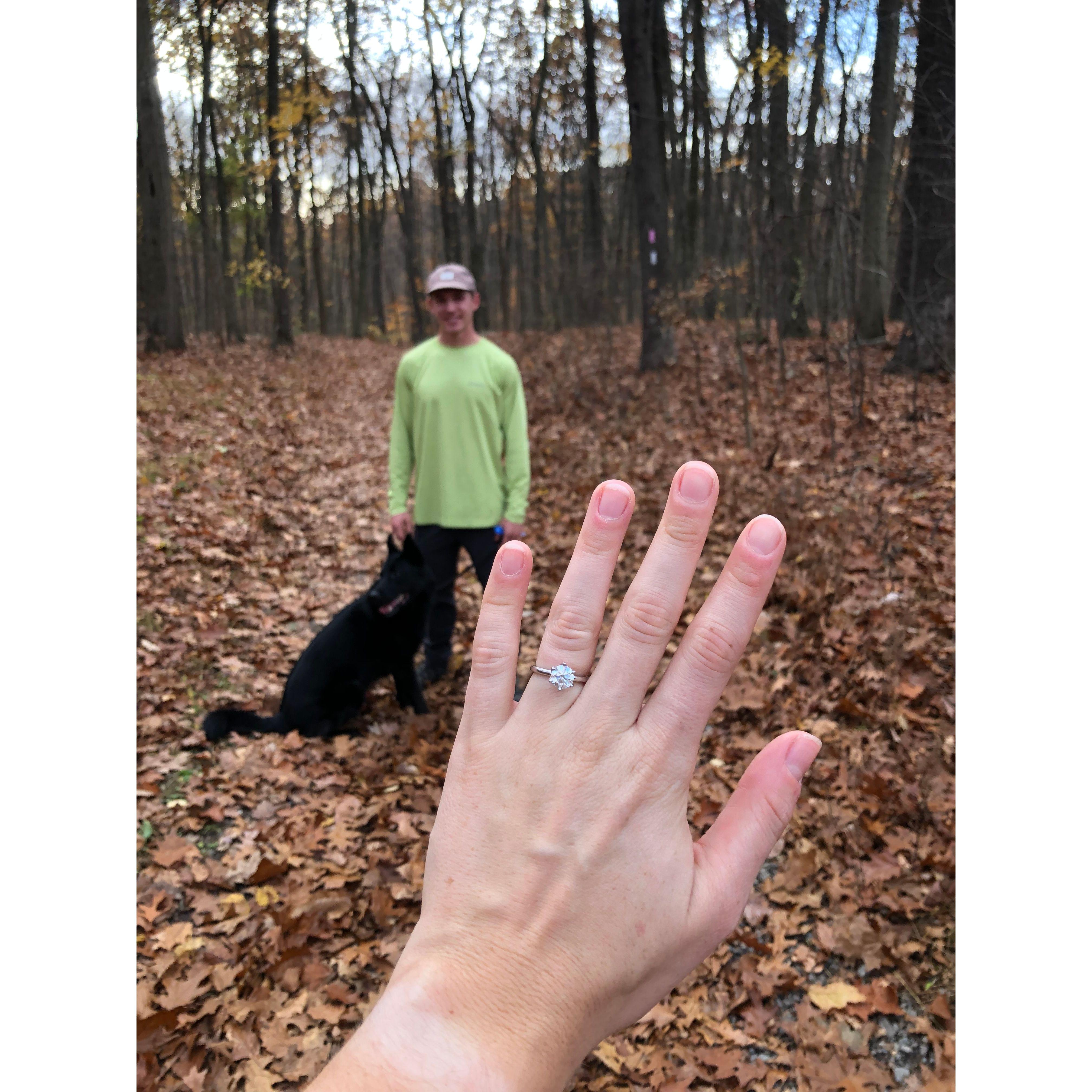 Meg said yes!