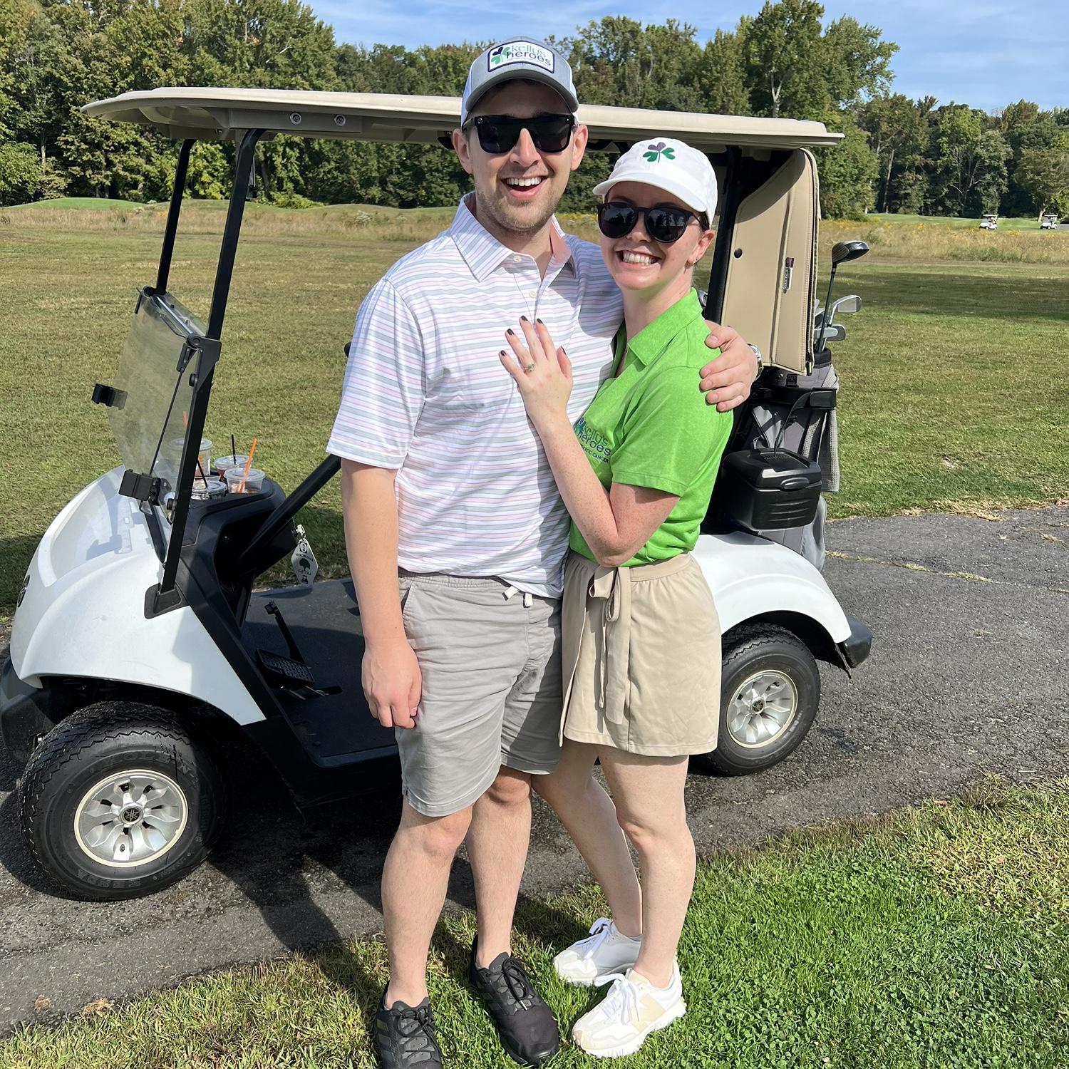 Princeton, NJ - A fun day on the greens honoring Delaney’s dad at the Kelly’s Heroes annual golf outing. Not pictured are Delaney’s close friends, one of which may have hit an eagle this day…