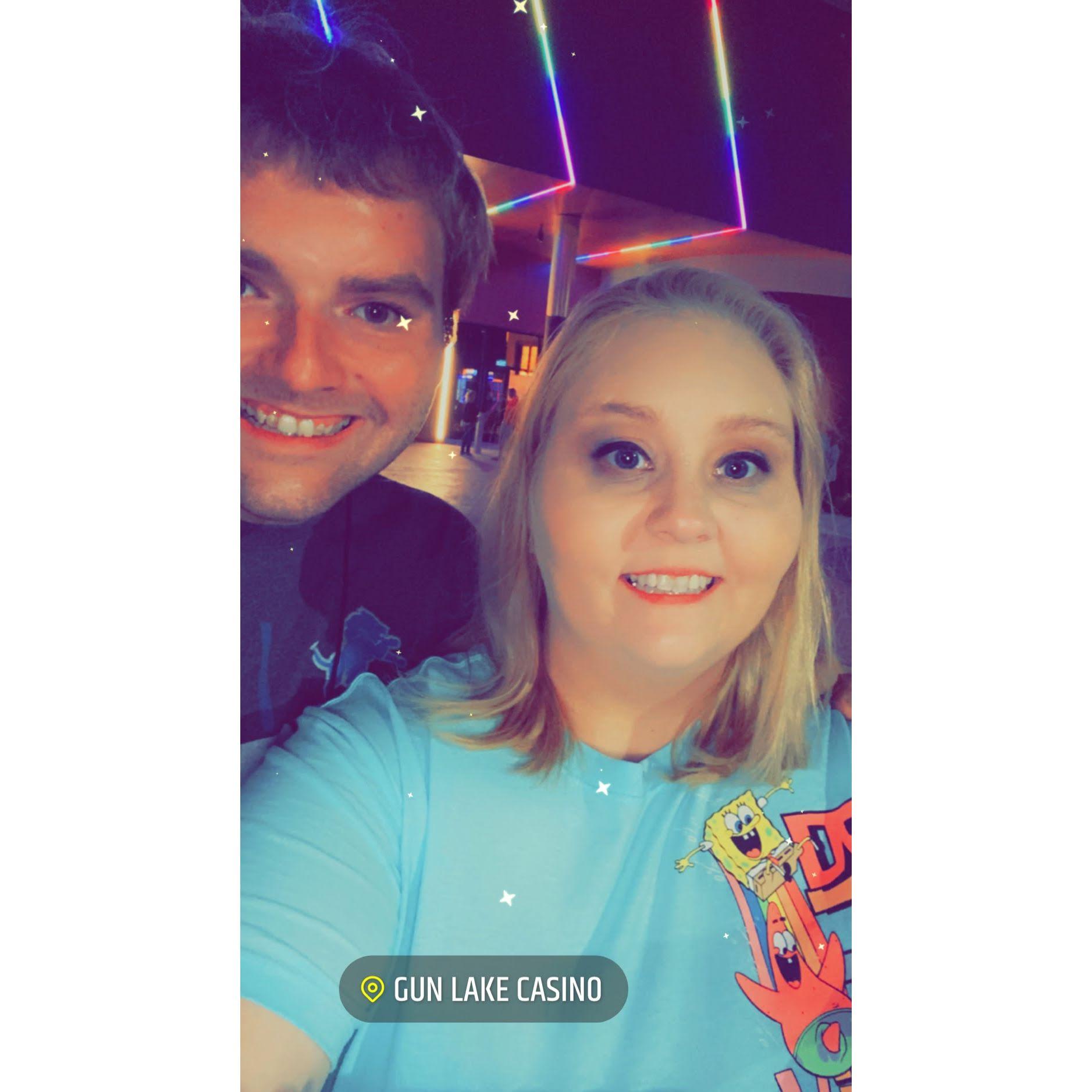 Gun Lake casino for Justine's birthday. June 2022