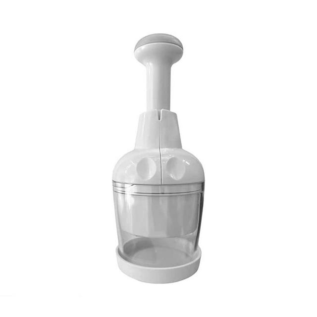 Food Chopper - Manual Slicer Dicer Mincer - Time Saver For Vegetables Salads Onion Ginger Carrot Garlic Fruits, Nuts...Easy to Clean