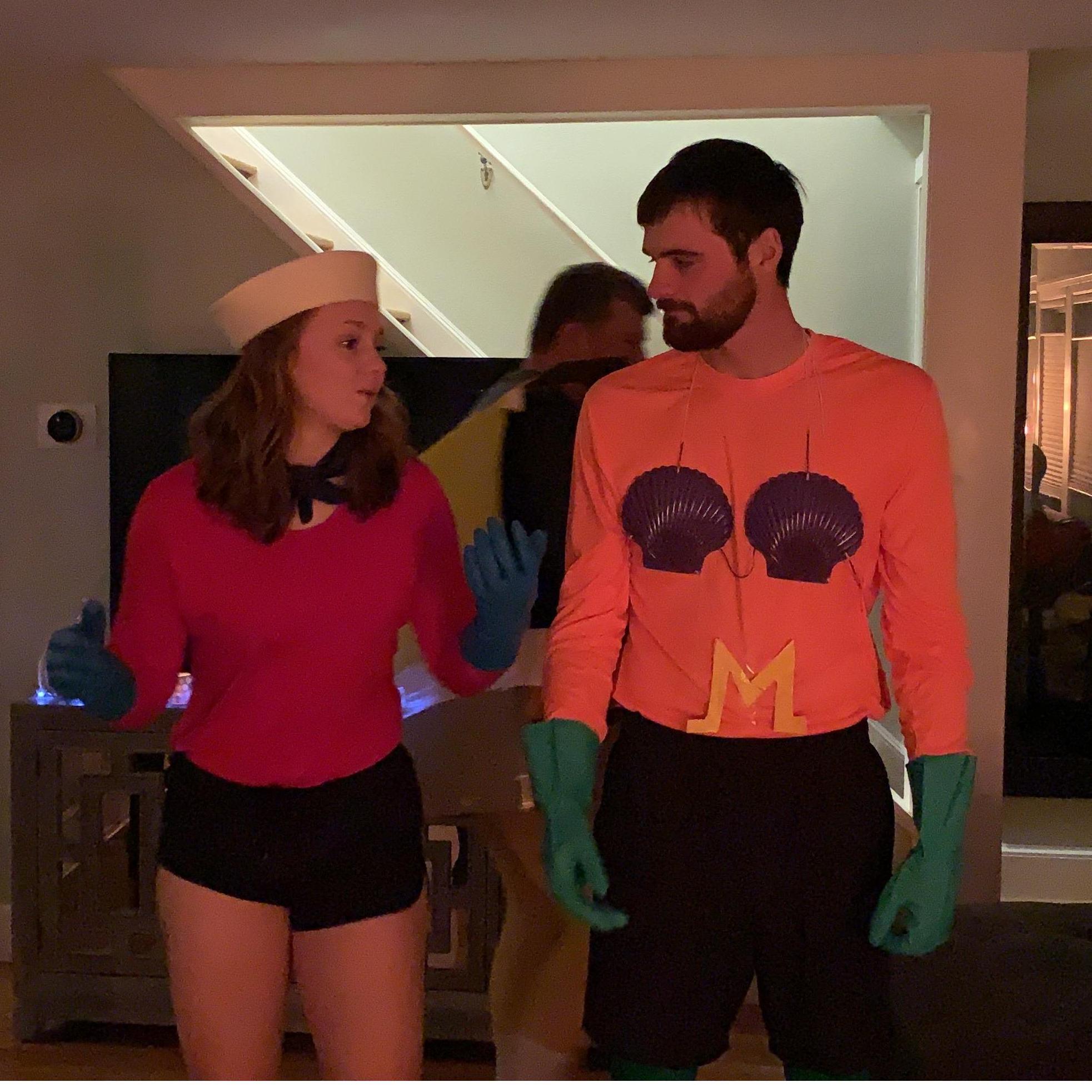 Don't miss Spongebob sneaking in the background!
