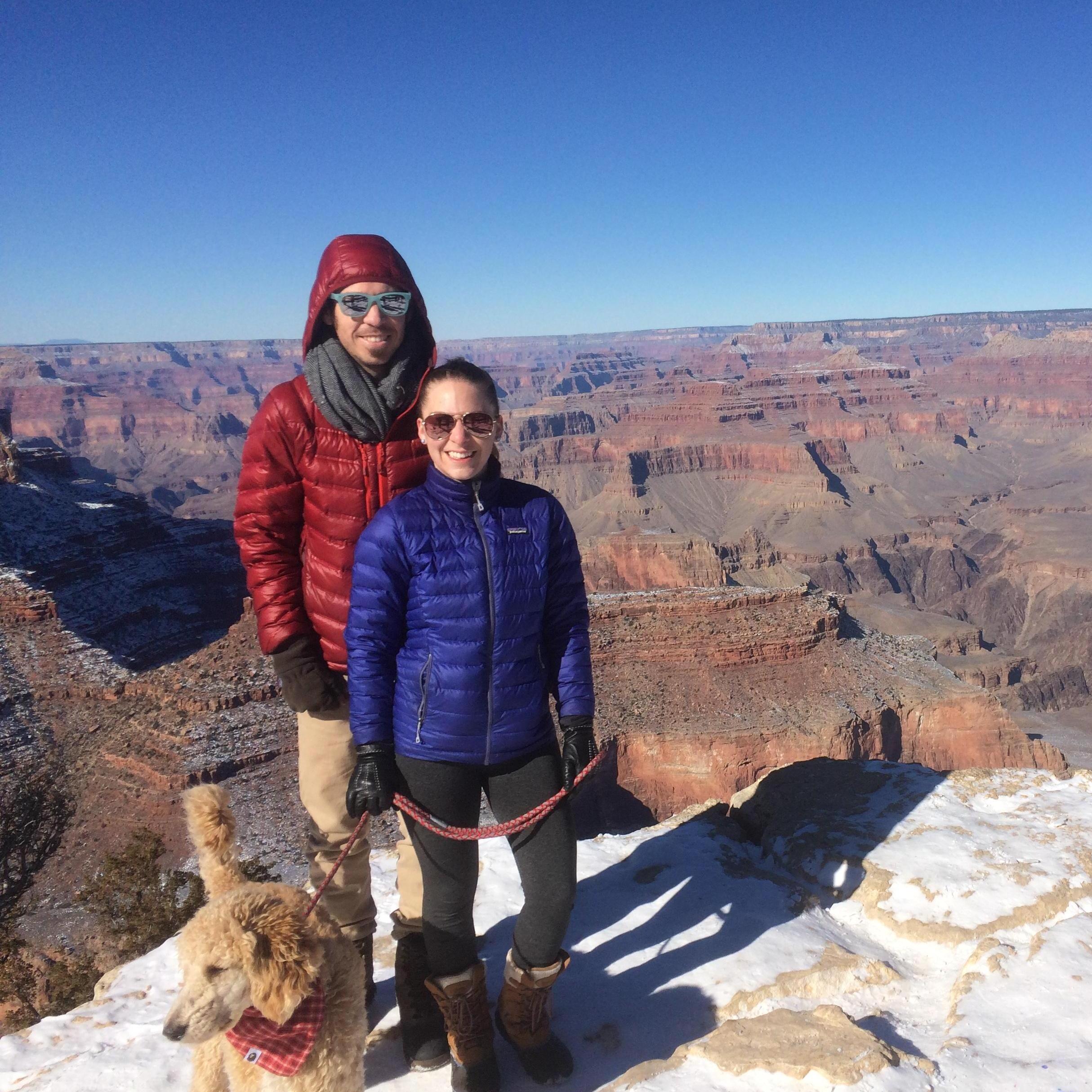 First 2019 national park visit, Katie got to check the grand canyon off her list.
