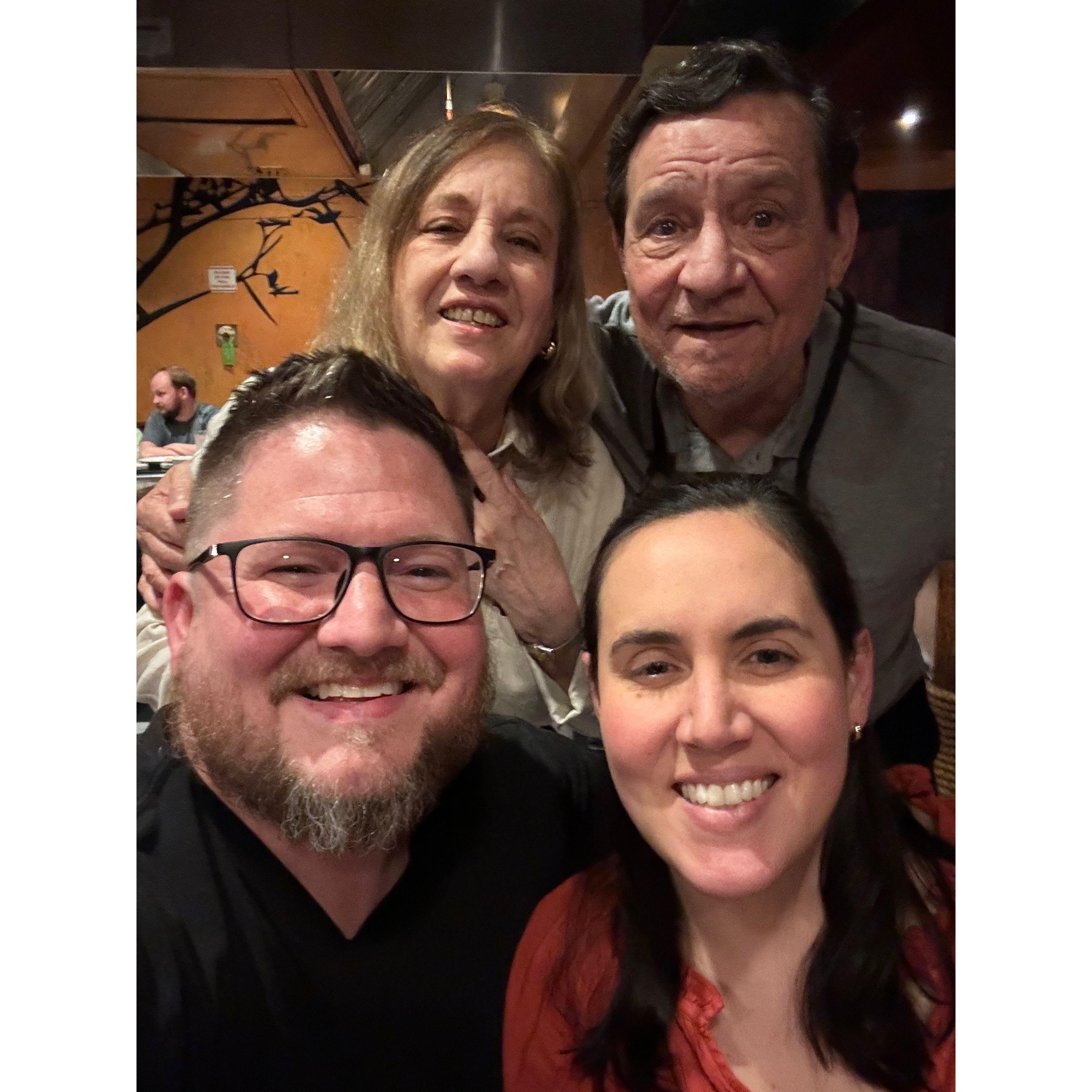 Aixa's parents, Douglas & Raiza