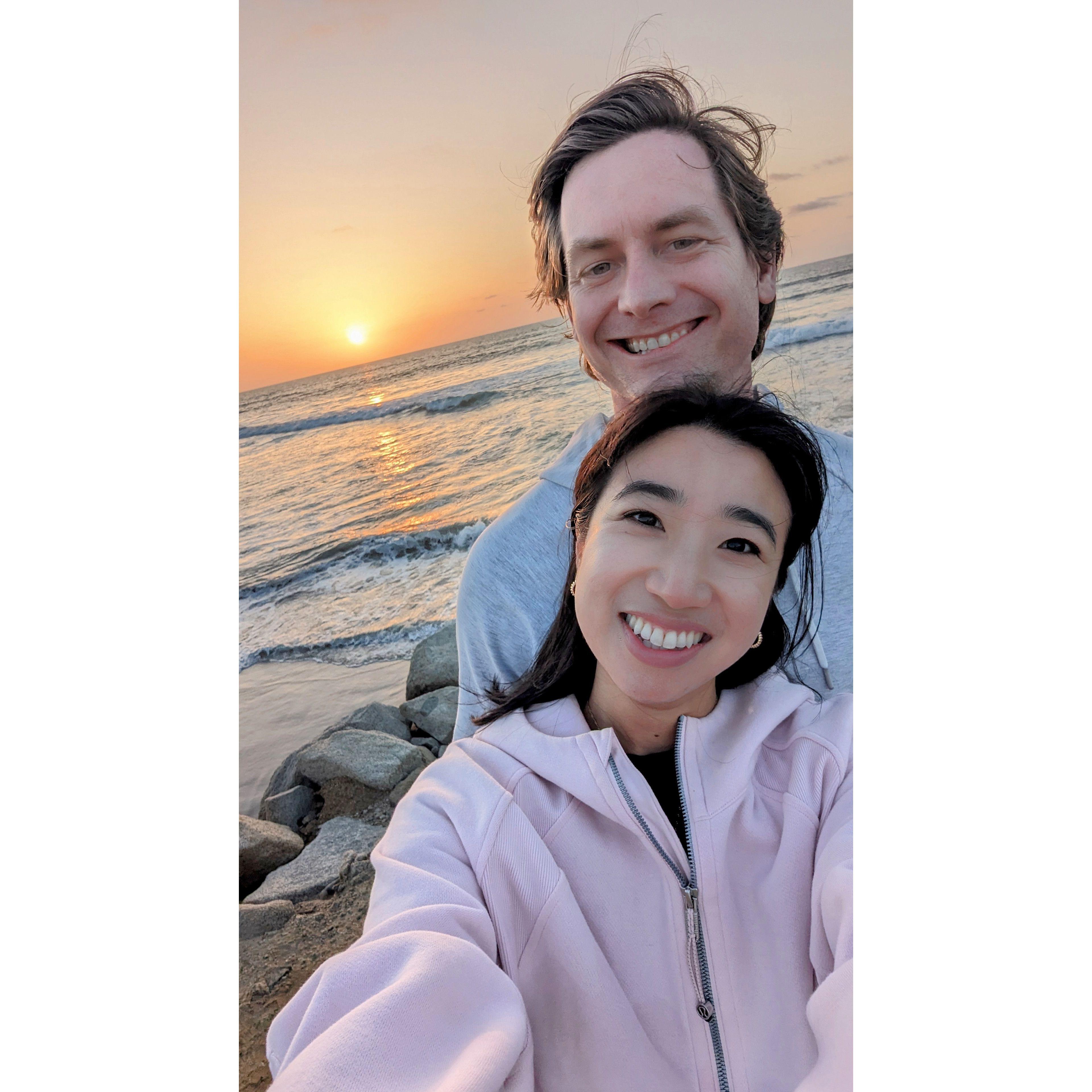 We love oceans, Ariel loves selfies (btw this is Stephen's phone wallpaper)