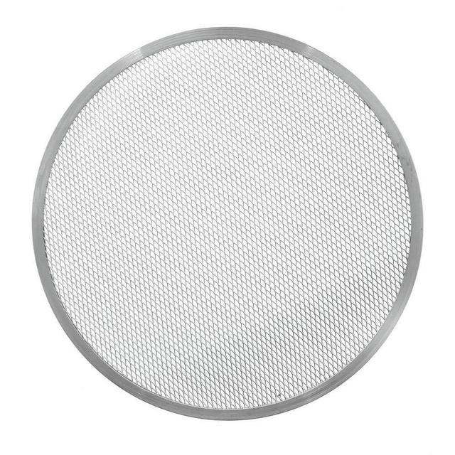 Fonteme 20-inch Aluminum Pizza Screen | Commercial Grade Pizza/Baking Screen for Oven | Pizza Baking Tray for Home And Restaurant | Round, Aluminum, 20-inch [1PK]