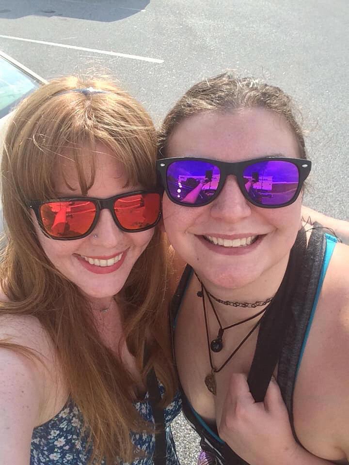 Julie loves this matching-shades picture of us, and I do, too!