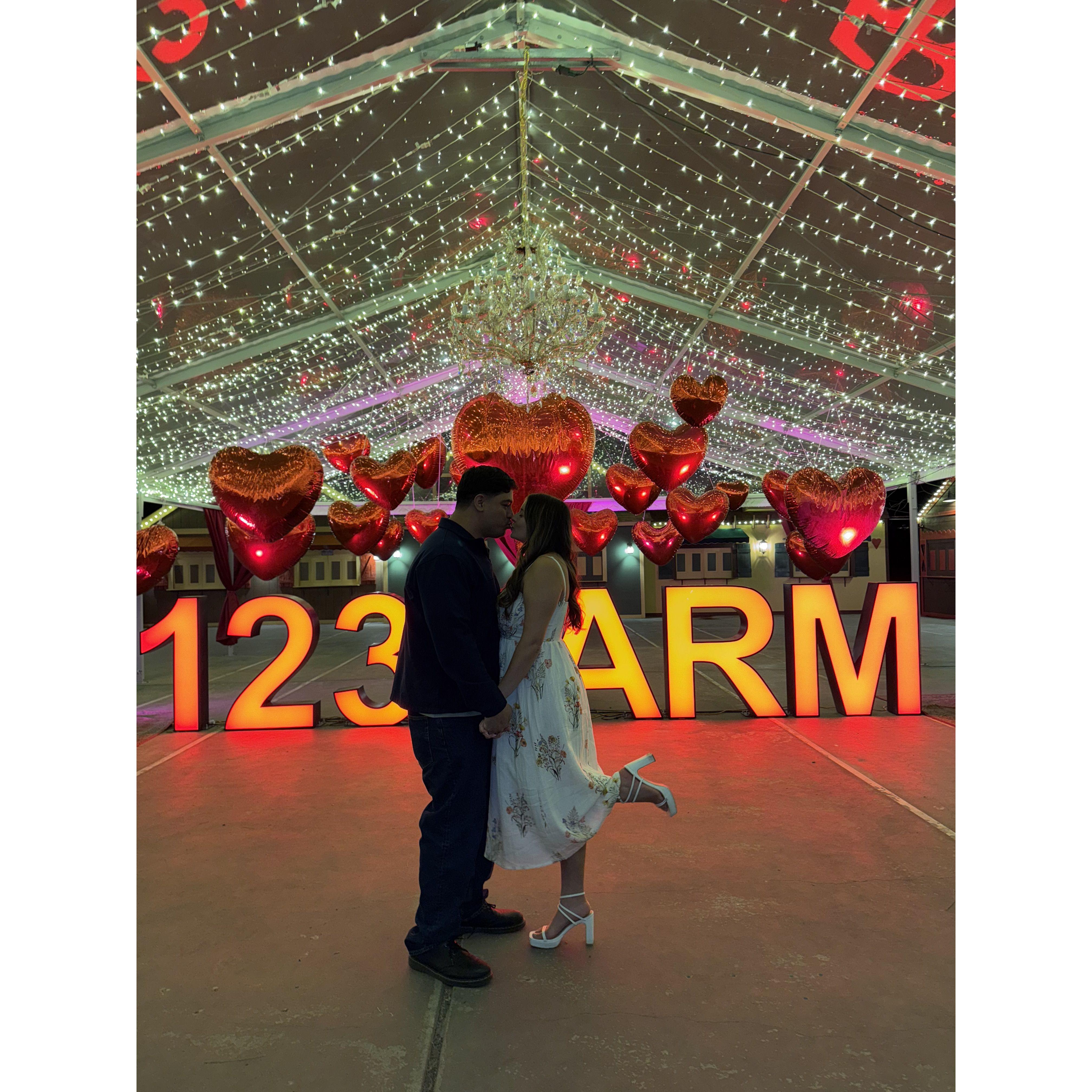 Our 2025 Valentine's Day celebration at 123 Farms!