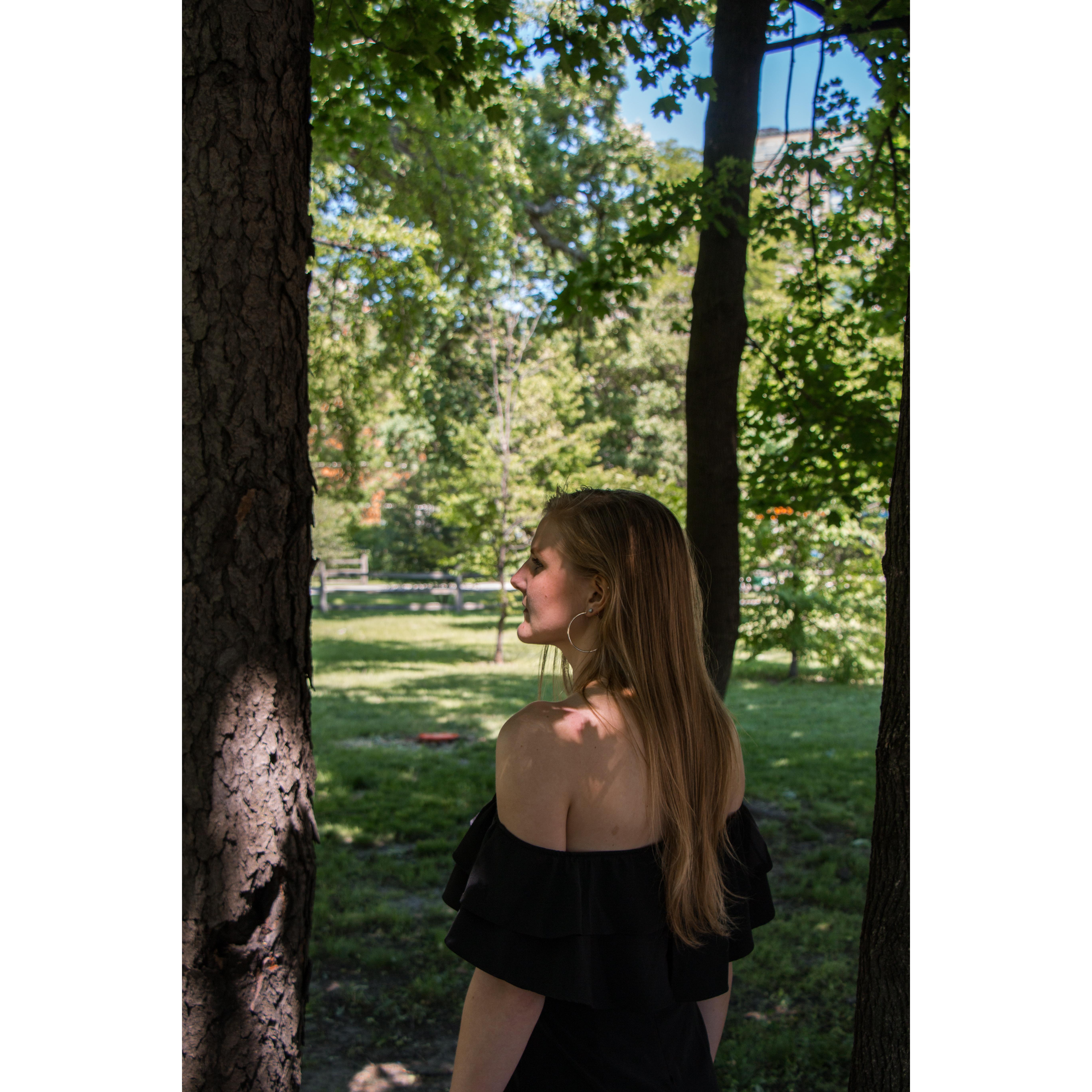 Ty took this photo seconds before he proposed.