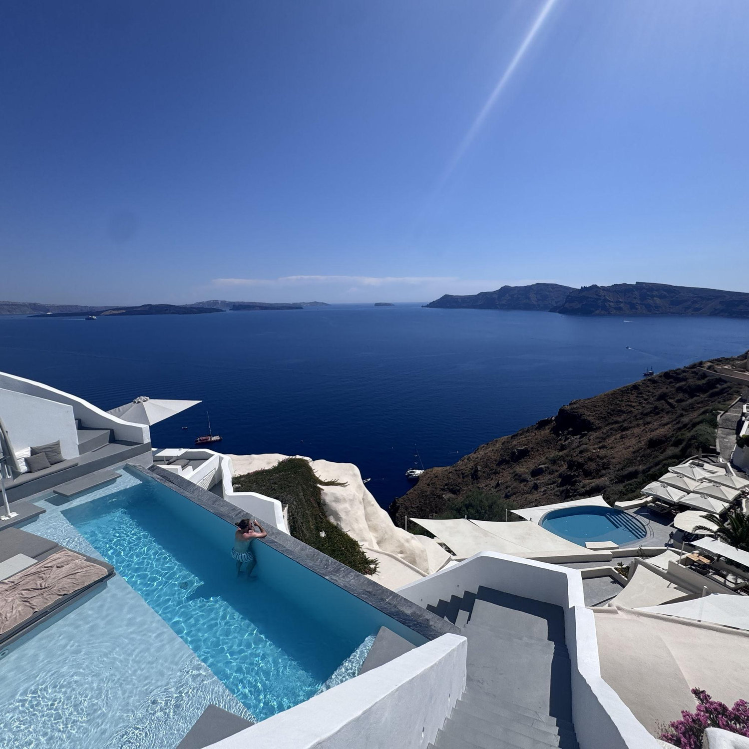 Oia hotel room