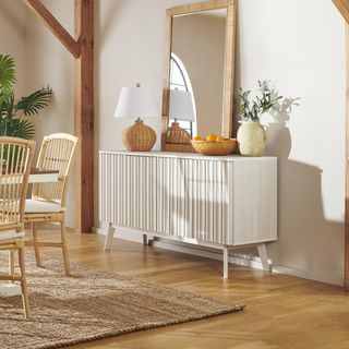 Helena 4-Door 4-Shelf Media Stand
