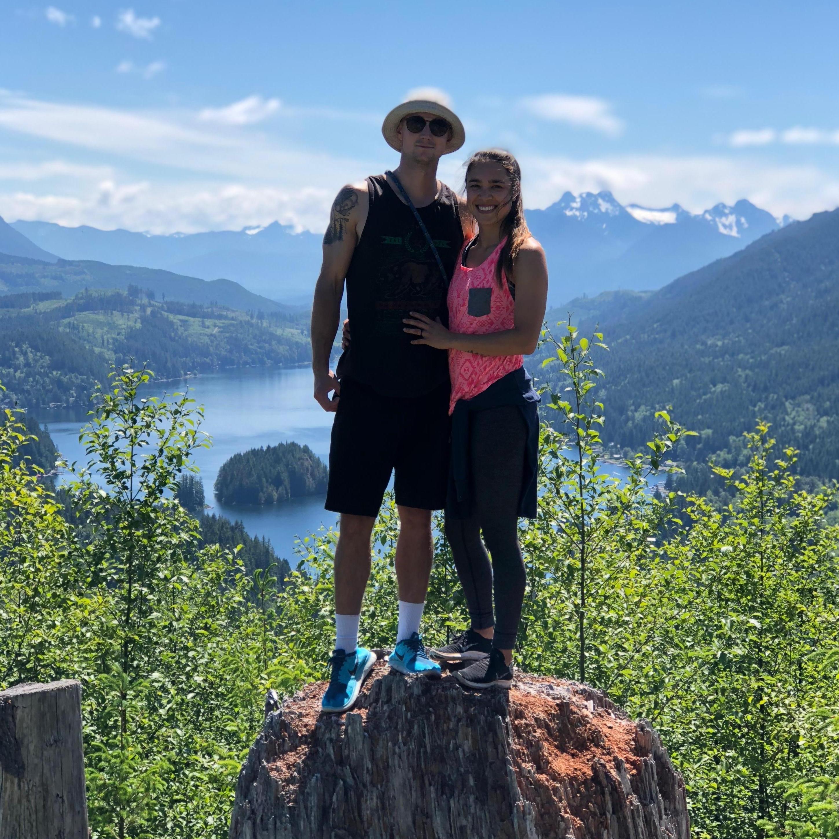 At Lake Cavanaugh, one of our favorite places in the world