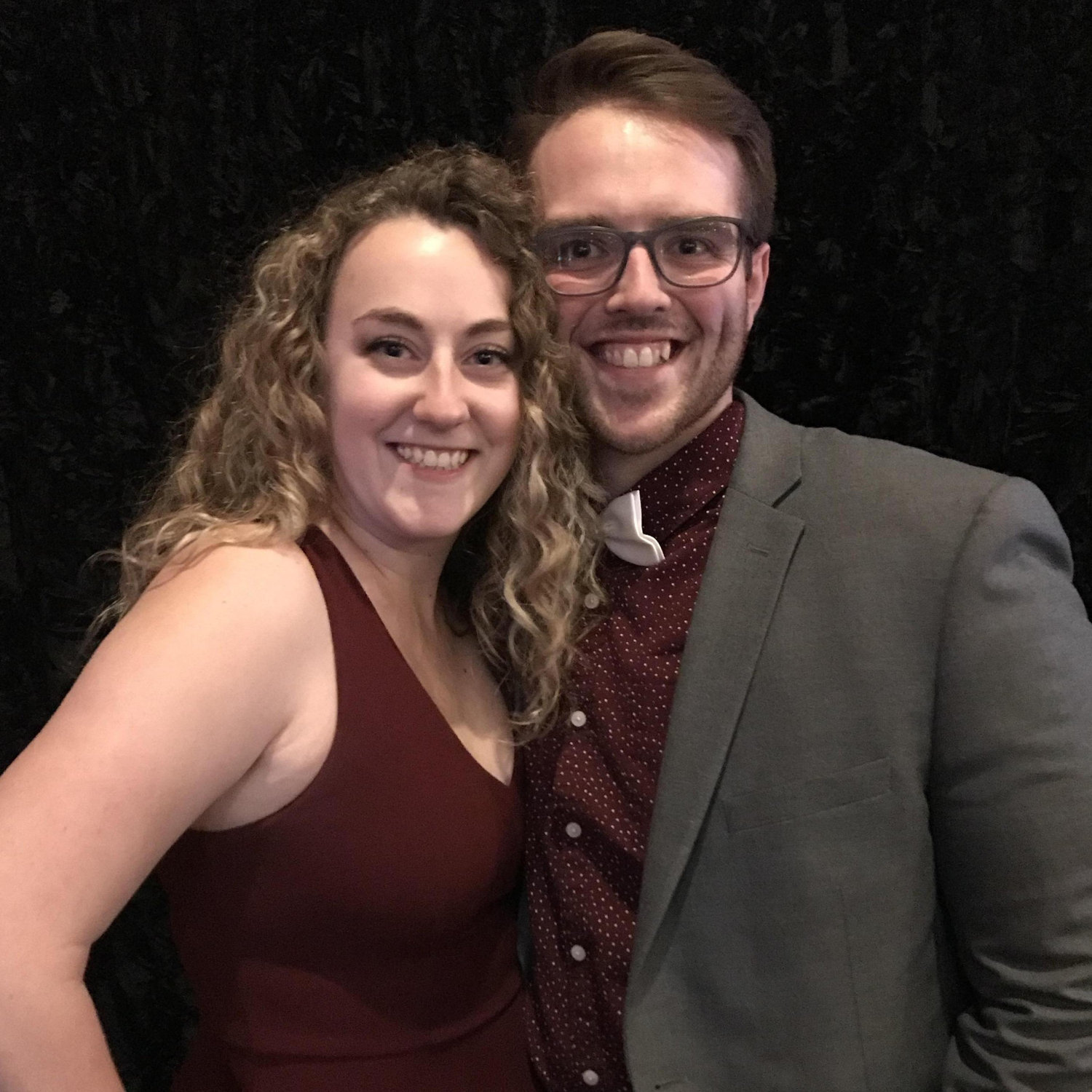 This was the first wedding we went to after only 3 weeks of talking. We made it official 3 days later!
