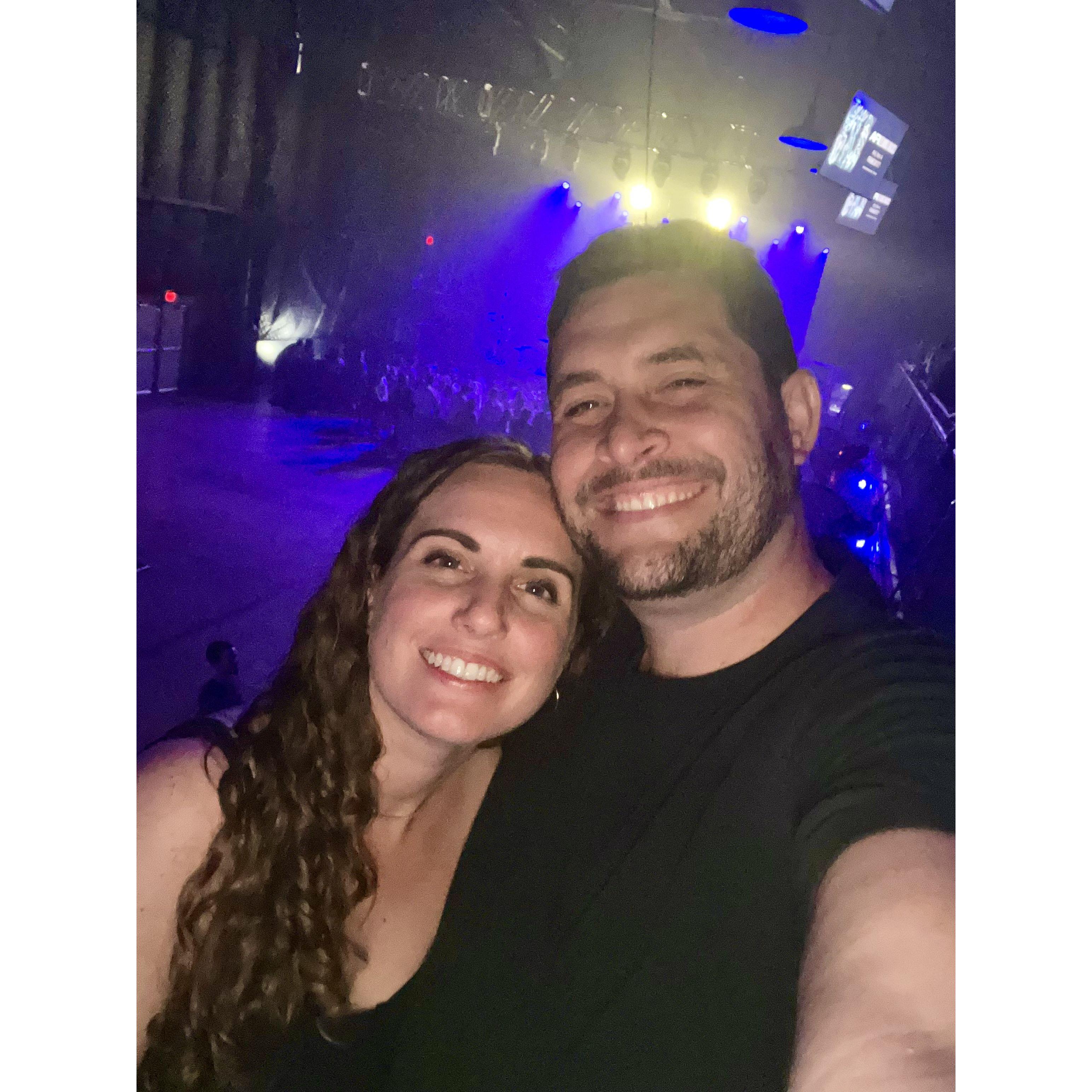 It was our first concert together!