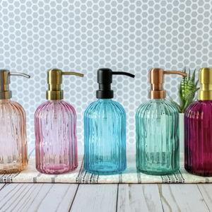 Vintage Glass Soap dispensers