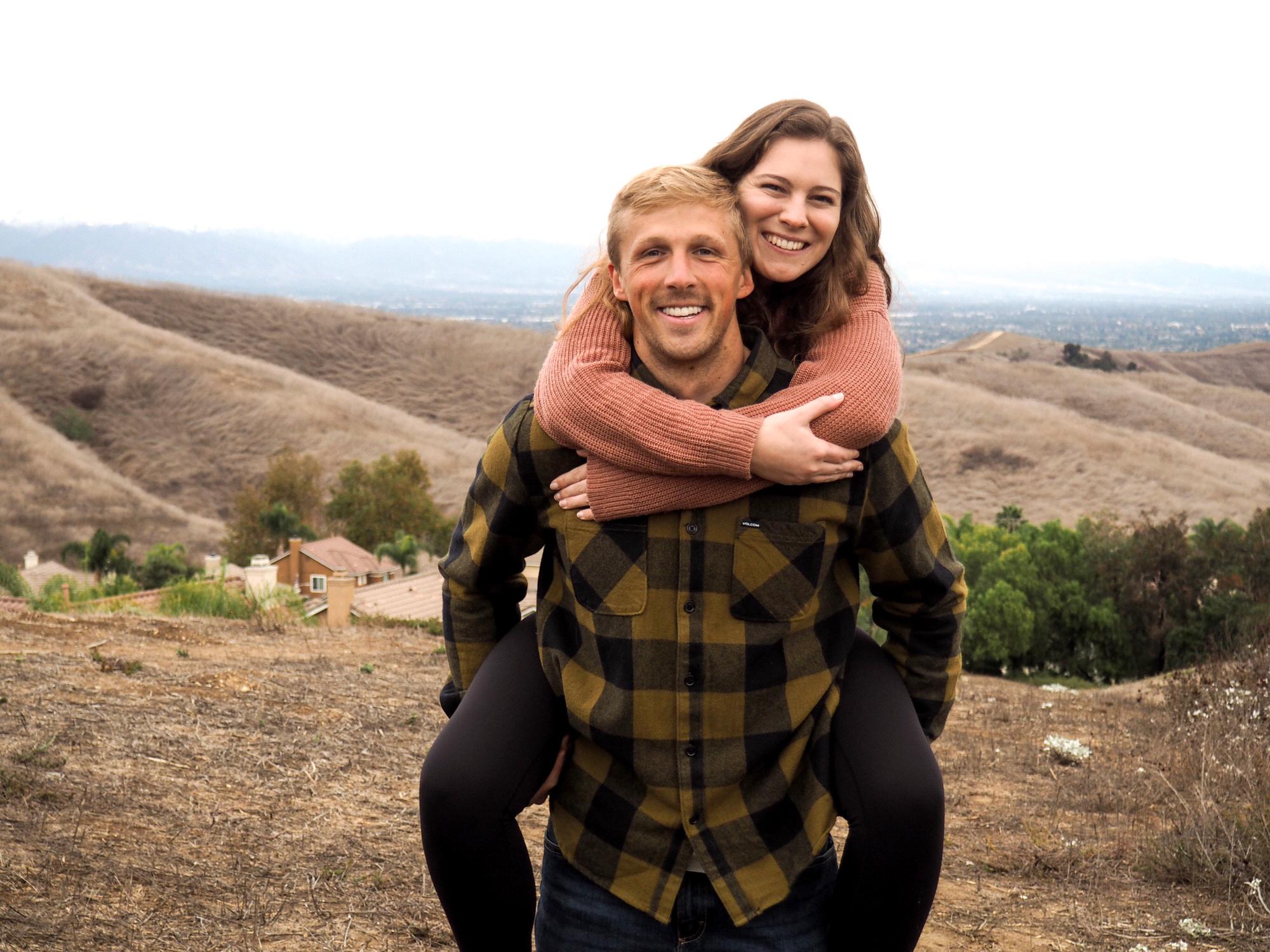 Chino Hills hilly piggyback rides.